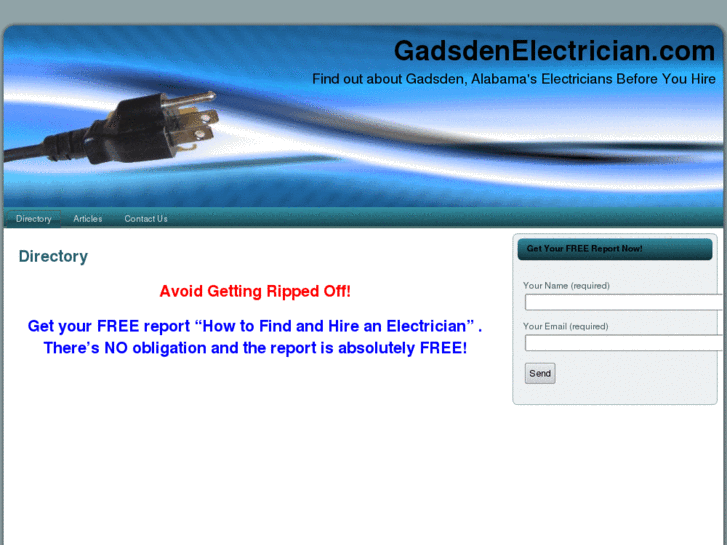 www.gadsdenelectrician.com