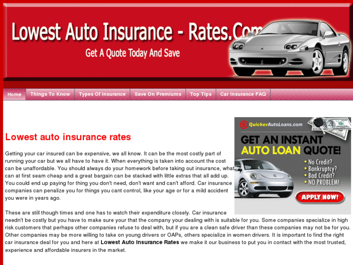 www.lowestautoinsurance-rates.com