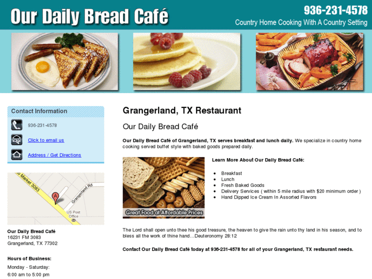 www.ourdailybreadcafe.biz