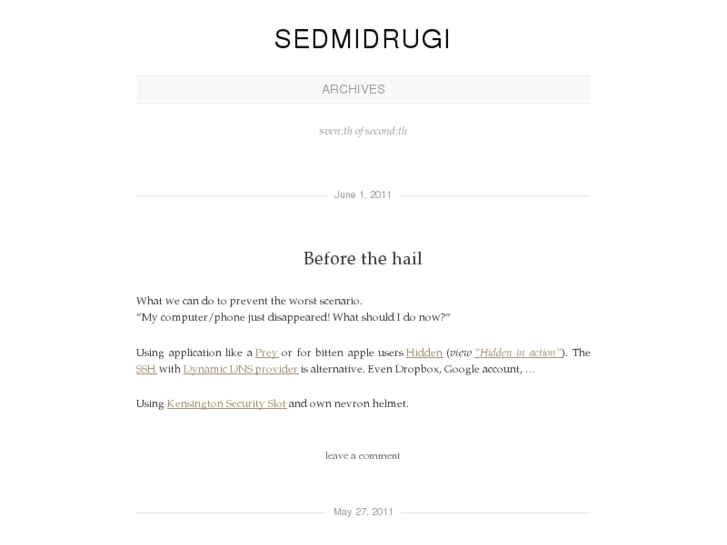 www.sedmidrugi.com