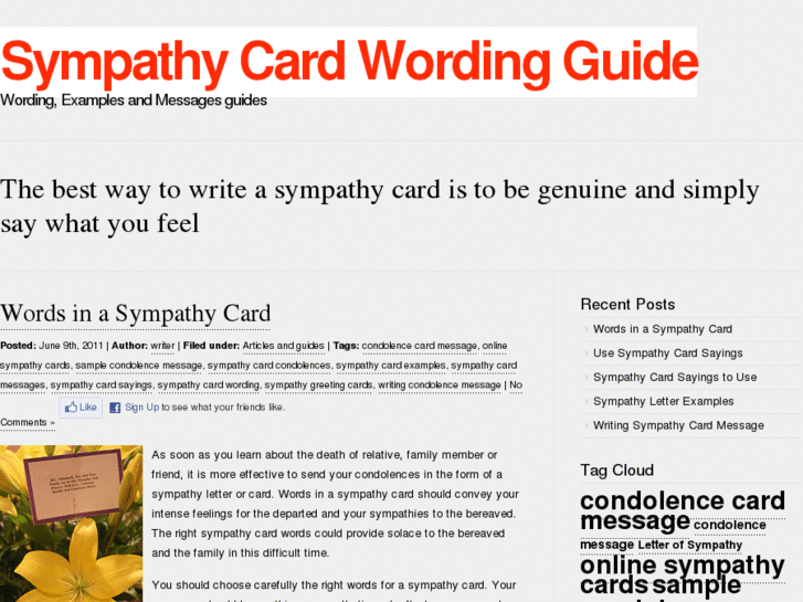 www.sympathycardwordingguide.com