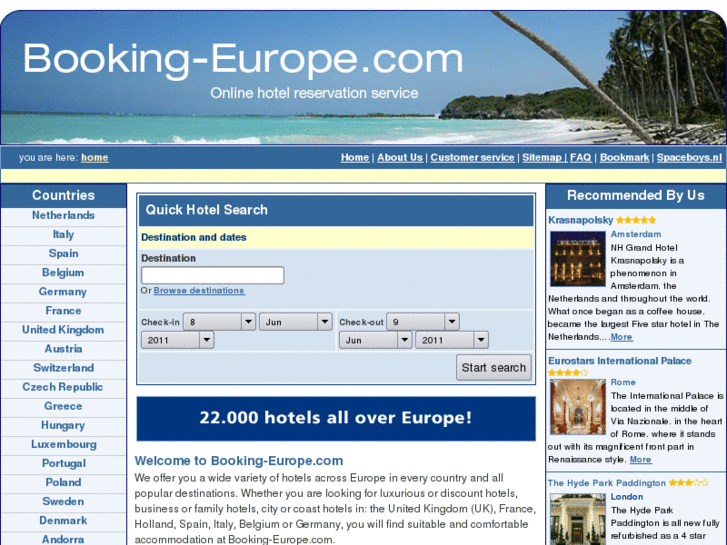 www.booking-europe.com