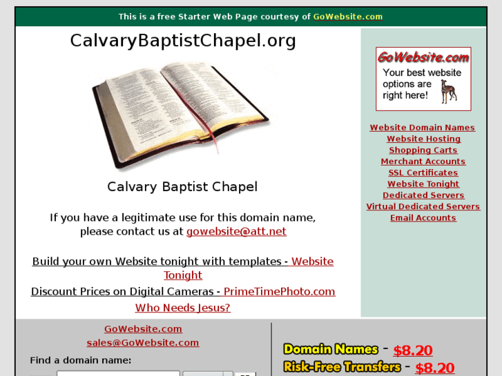 www.calvarybaptistchapel.org