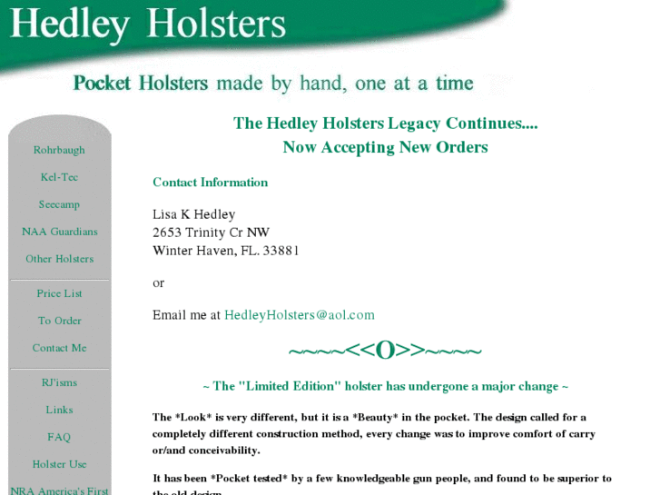 www.hedleyholsters.com