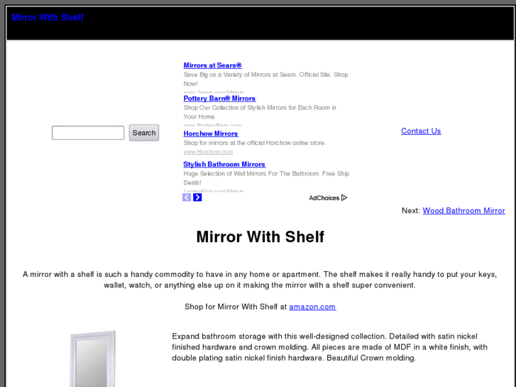 www.mirrorwithshelf.com