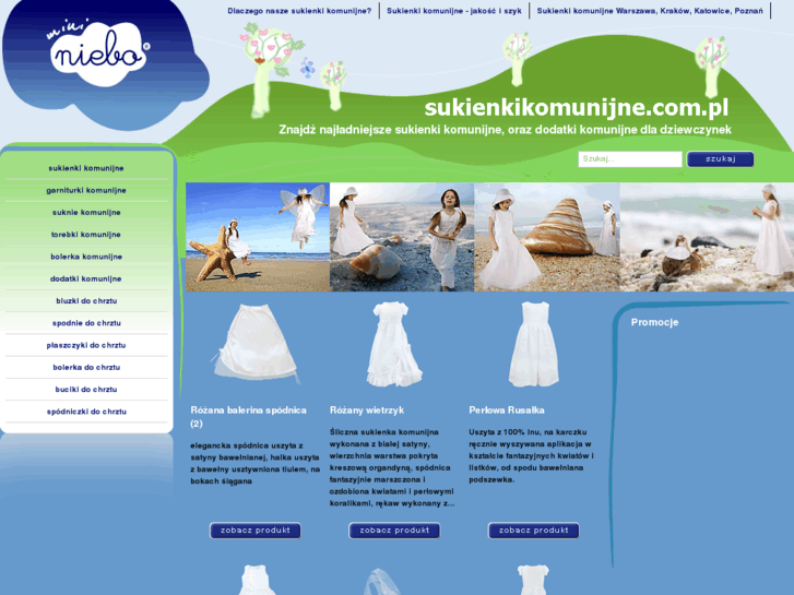 www.sukienkikomunijne.com.pl