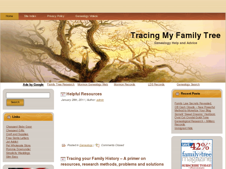 www.tracingmyfamilytree.com