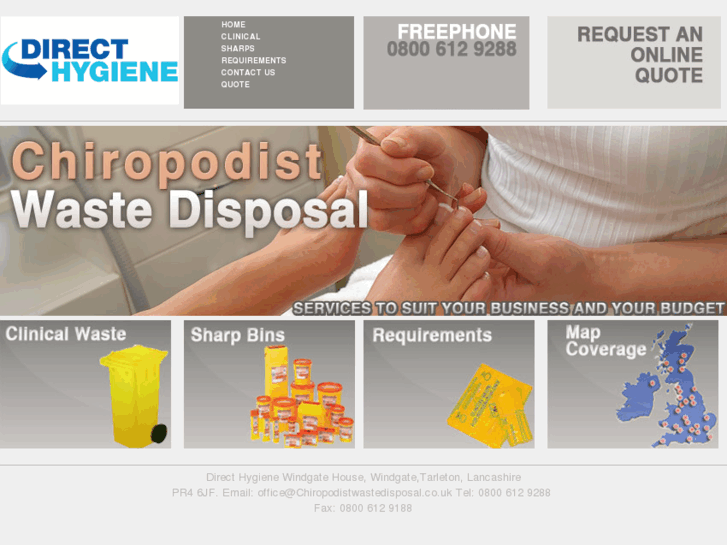 www.chiropodistwastedisposal.co.uk