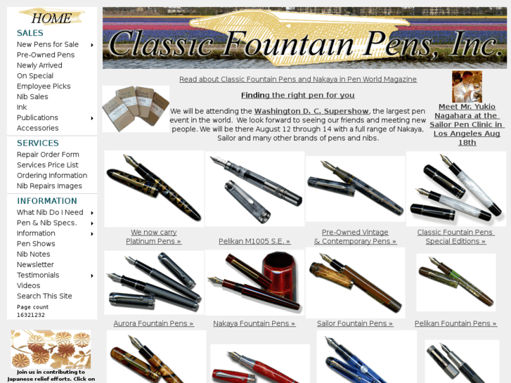 www.classicfountainpens.com