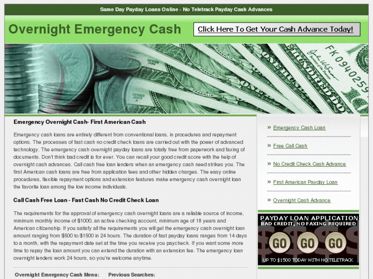 www.emergencycashovernight.com