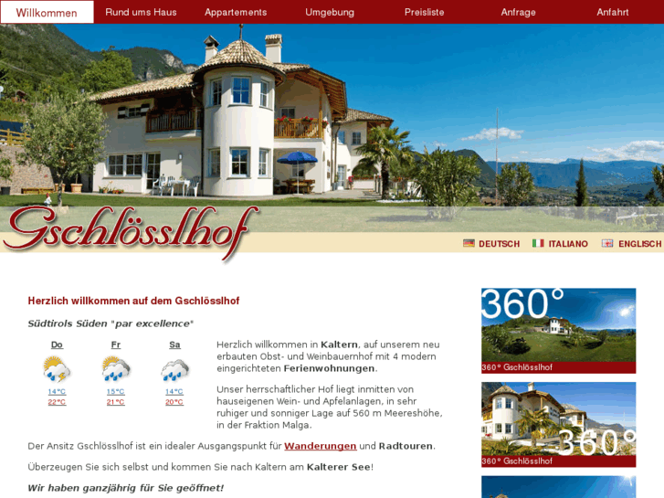 www.gschloesslhof.com