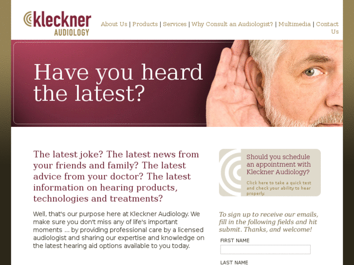 www.kleckneraudiology.com