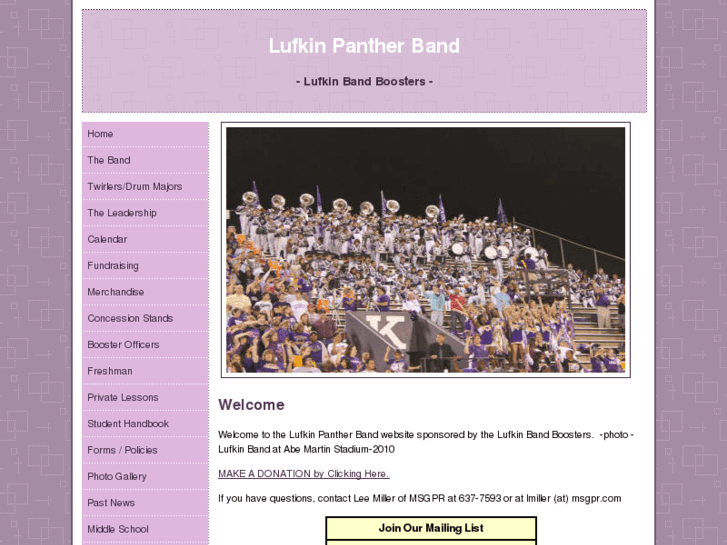 www.lufkinpantherband.org