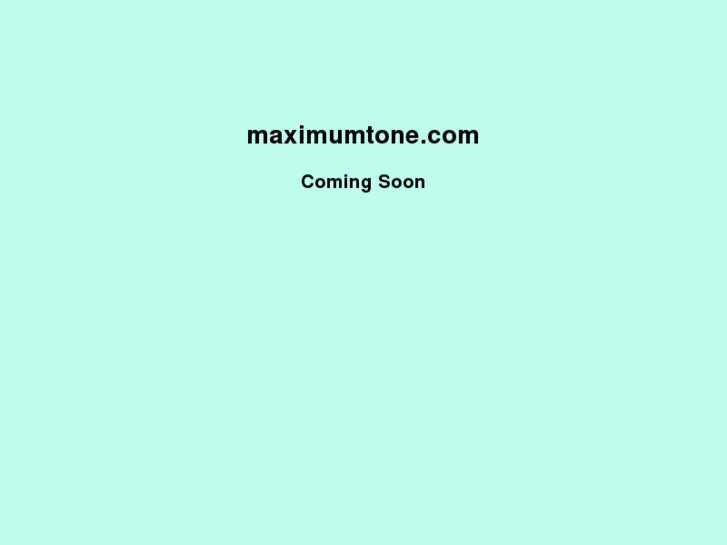 www.maximumtone.com