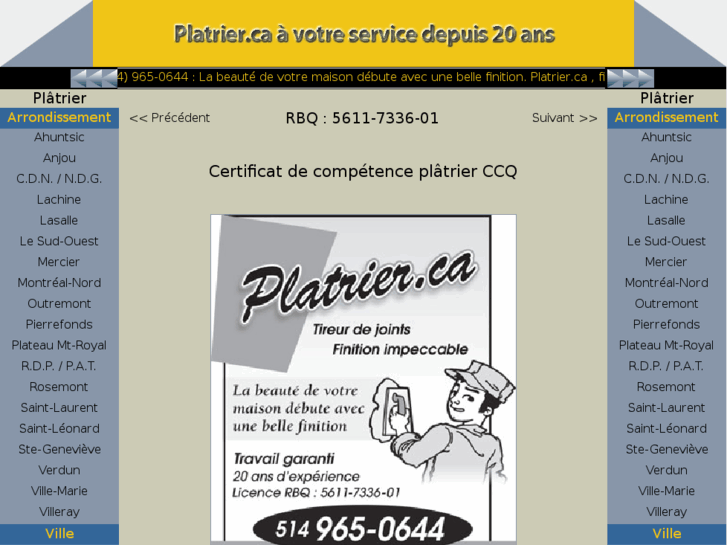 www.platrier.ca