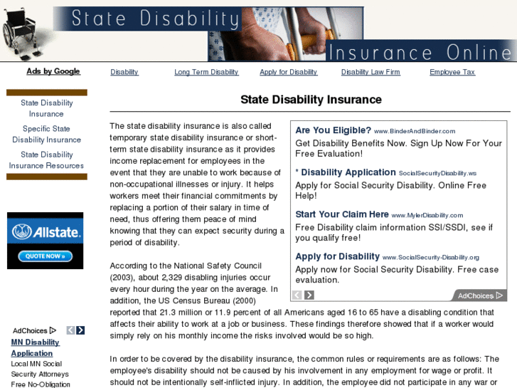 www.statedisabilityinsuranceonline.com