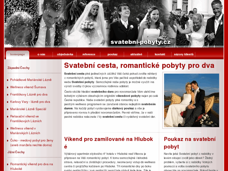 www.svatebni-pobyty.cz