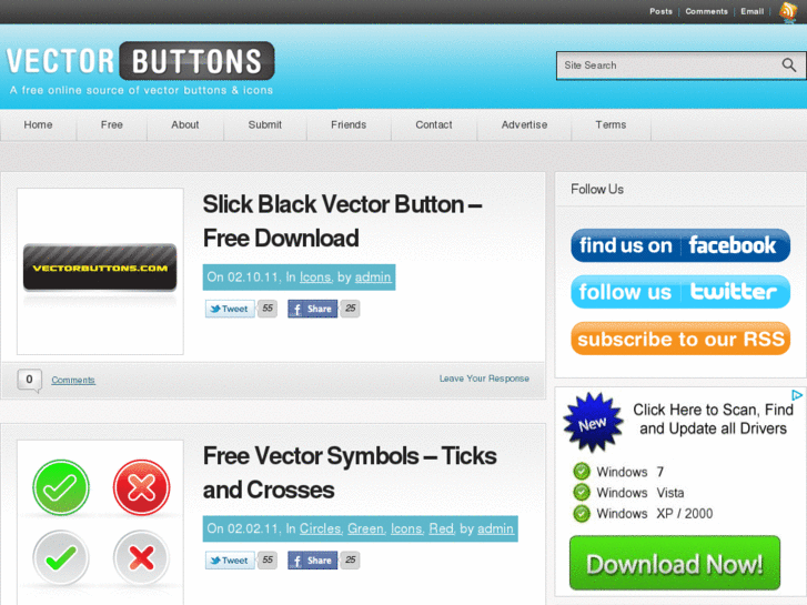 www.vectorbuttons.com