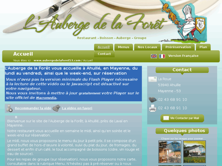 www.aubergedelaforet53.com