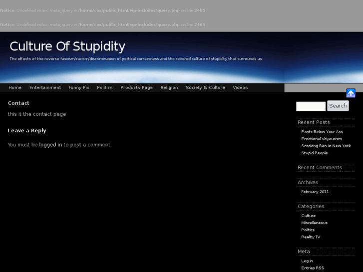 www.cultureofstupidity.com