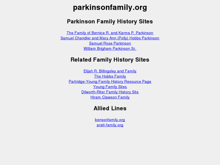 www.parkinsonfamily.org