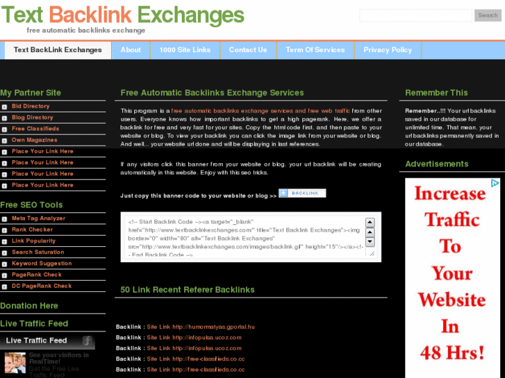 www.textbacklinkexchanges.com