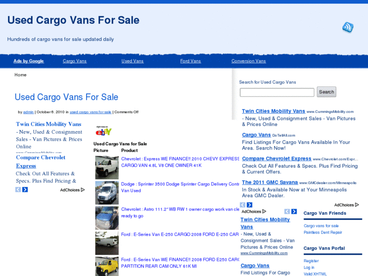 www.used-cargo-vans-for-sale.com