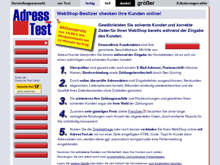 www.adresstest.com