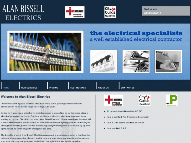 www.alanbissellelectrics.com