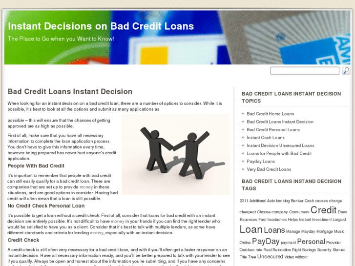 www.badcreditloansinstantdecision.net