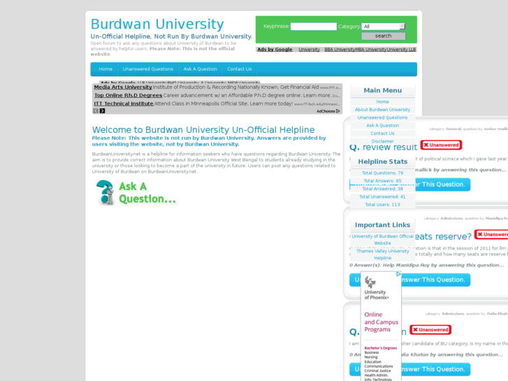 www.burdwanuniversity.net