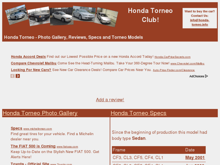 www.honda-torneo.info