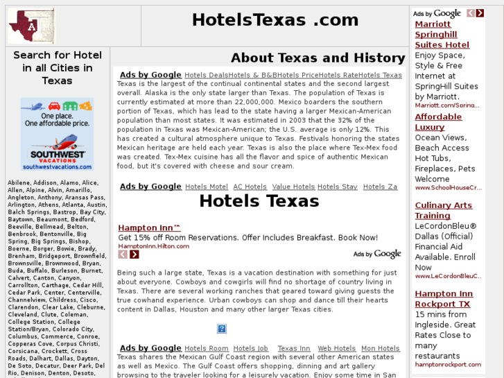 www.hotelstexas.com