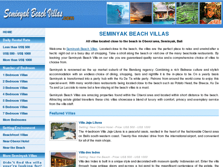 www.seminyakbeachvillas.com