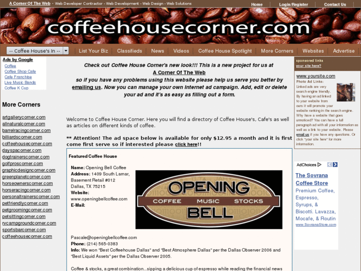 www.coffeehousecorner.com