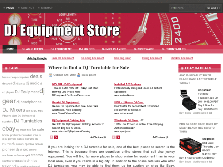 www.djequipmentstore.net