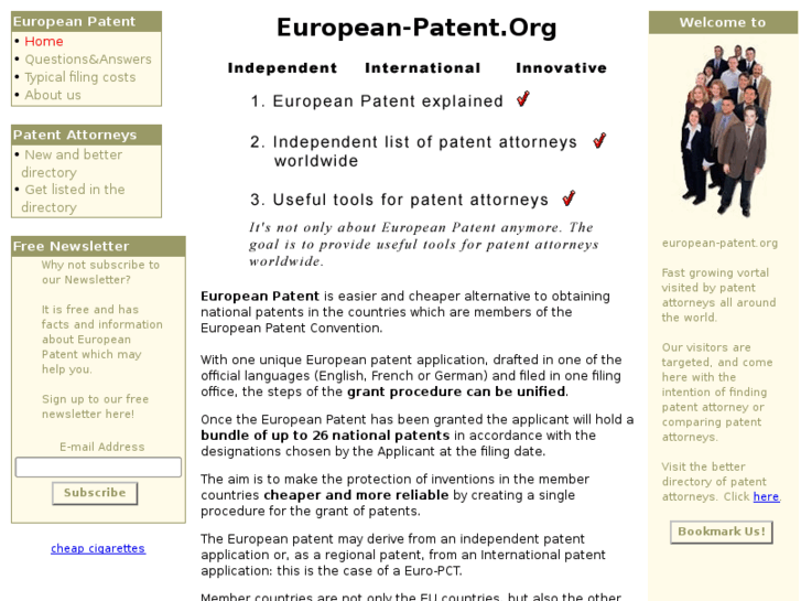 www.european-patent.org