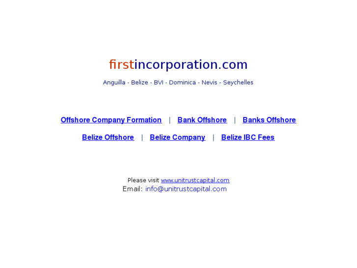 www.firstincorporation.com