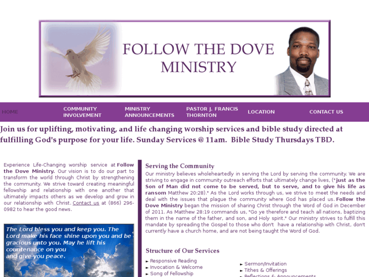 www.followthedoveministry.com