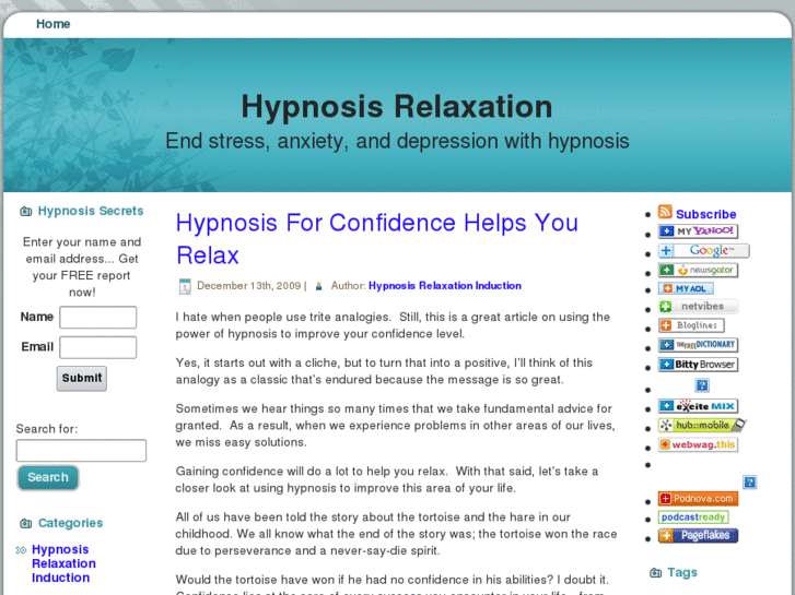 www.hypnosisrelaxationinduction.com