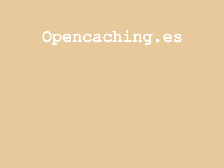 www.opencaching.es