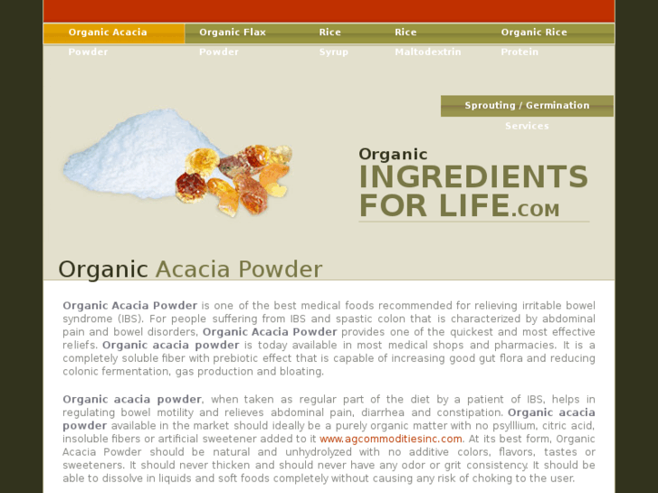 www.organicingredientsforlife.com