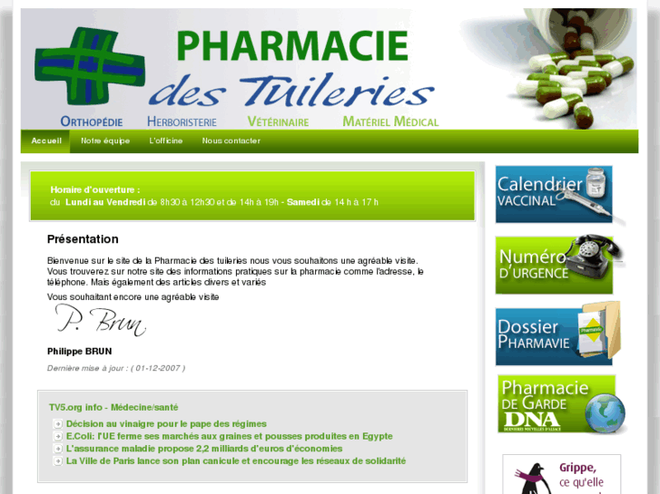 www.pharmaciedestuileries.com