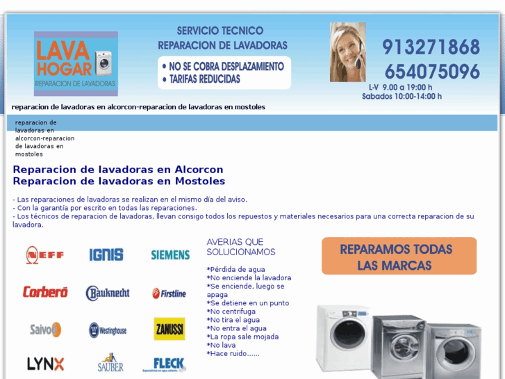 www.reparacionlavadorasalcorconmostoles.es