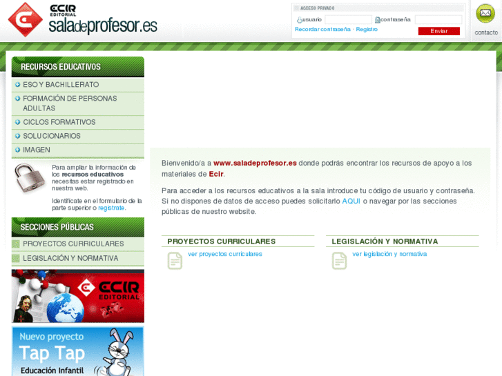 www.saladeprofesor.es