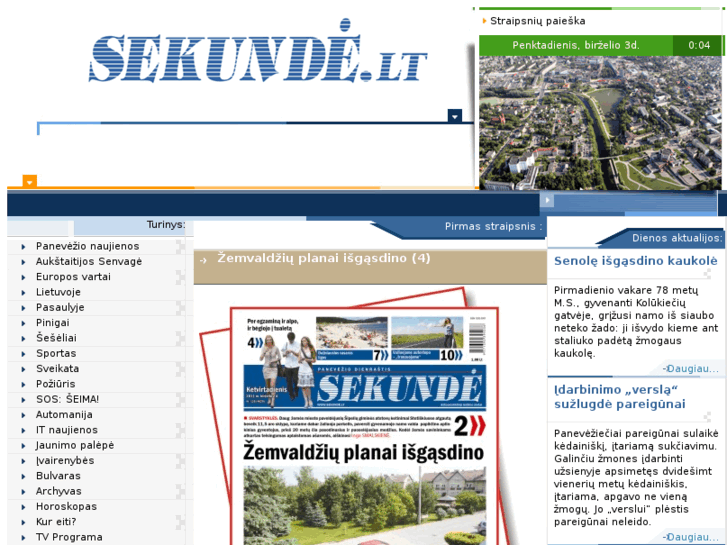 www.sekunde.lt