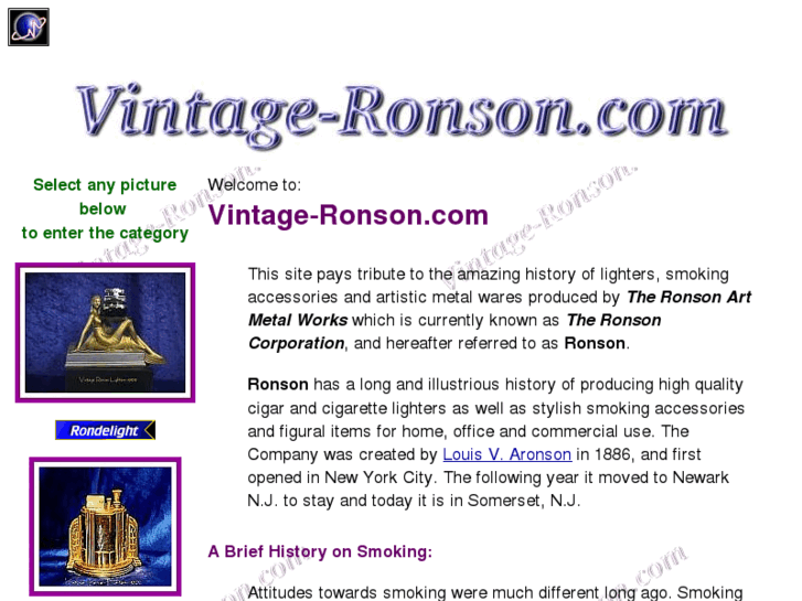 www.vintage-ronson.com