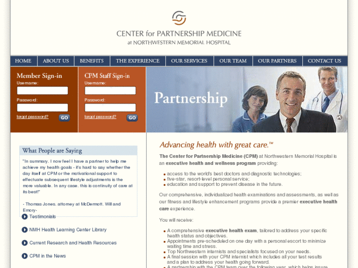 www.centerforpartnershipmedicine.com