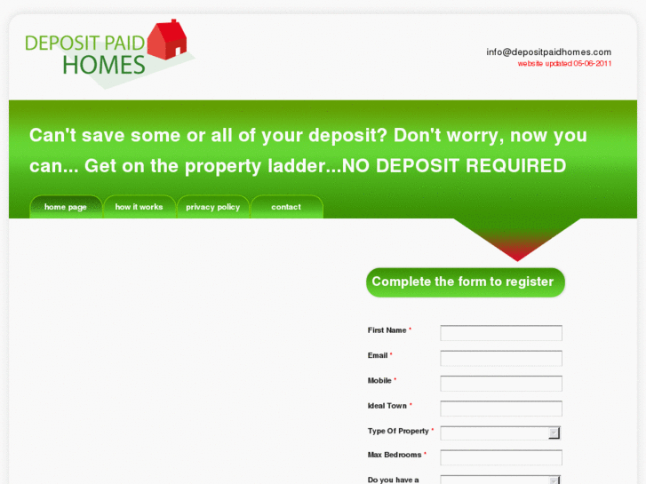 www.depositpaidhomes.com