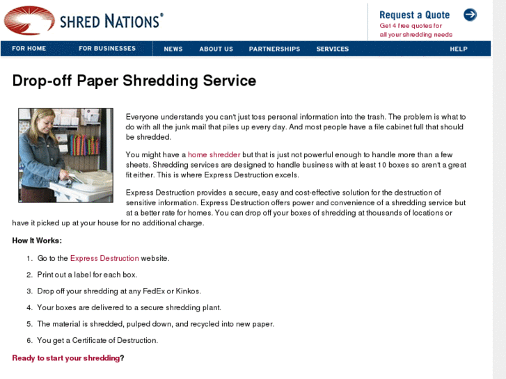 www.dropoffshredding.com